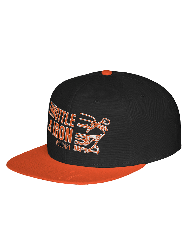 Throttle & Iron Podcast (HDMC) Embroidered Snapback Hat product image (6)