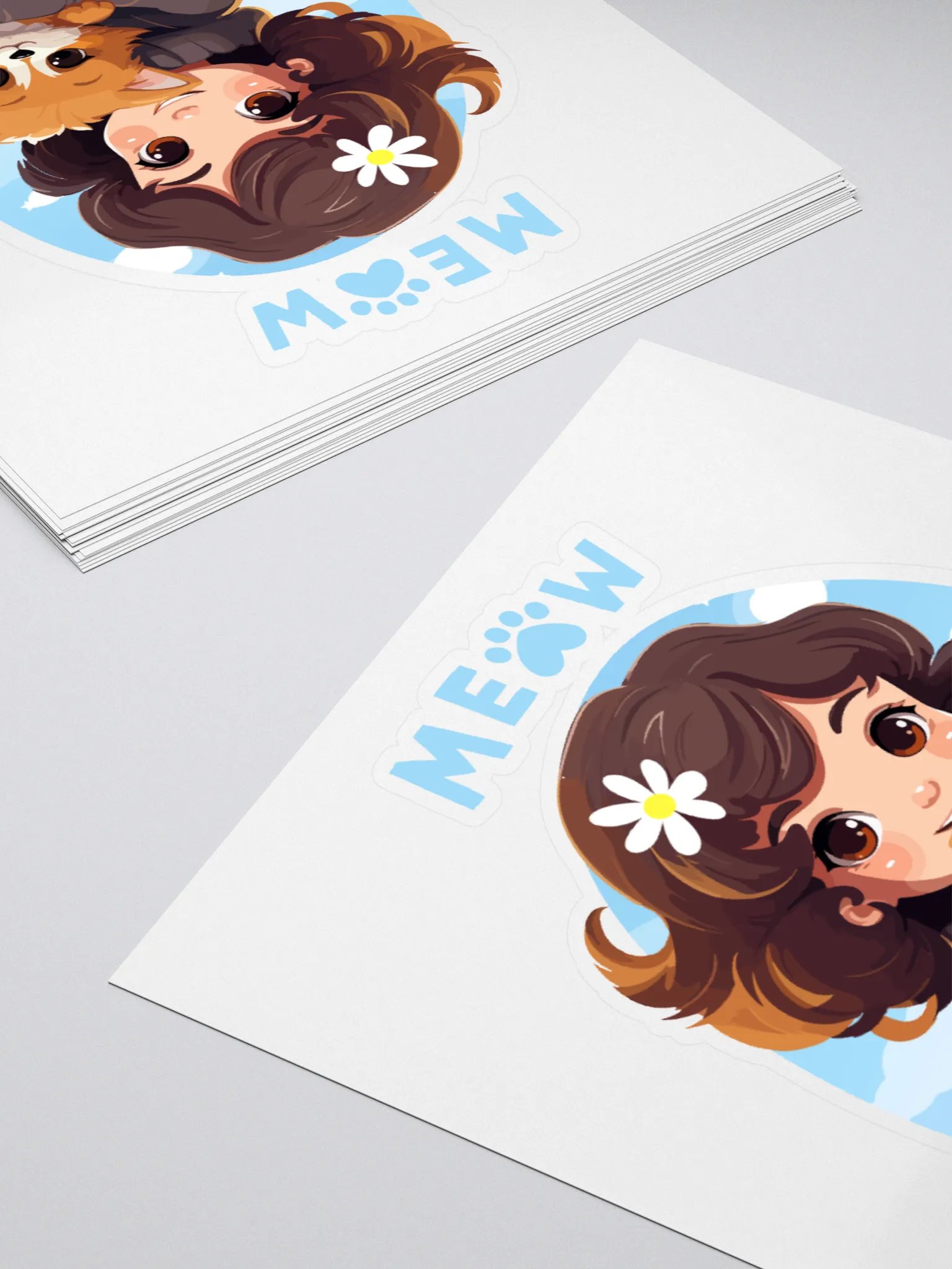 Meow Magic Kiss Cut Stickers product image (4)