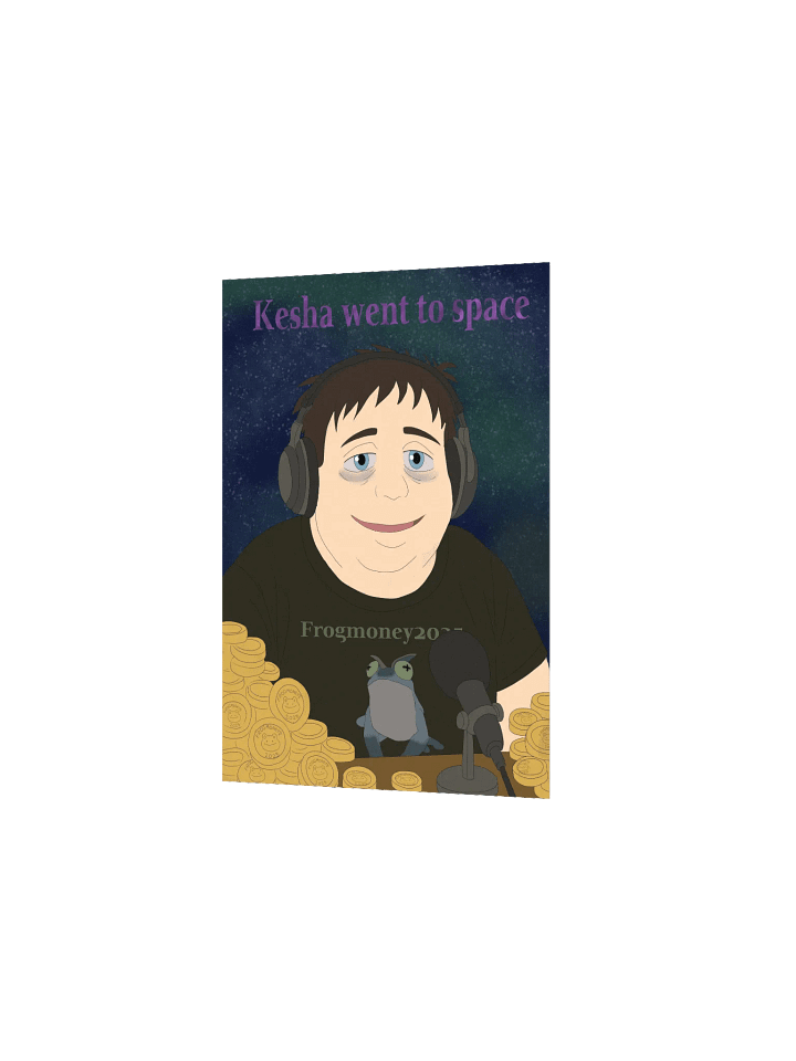 FROGMONEY2025 Kesha Went To Space Meme-orial Print product image (2)