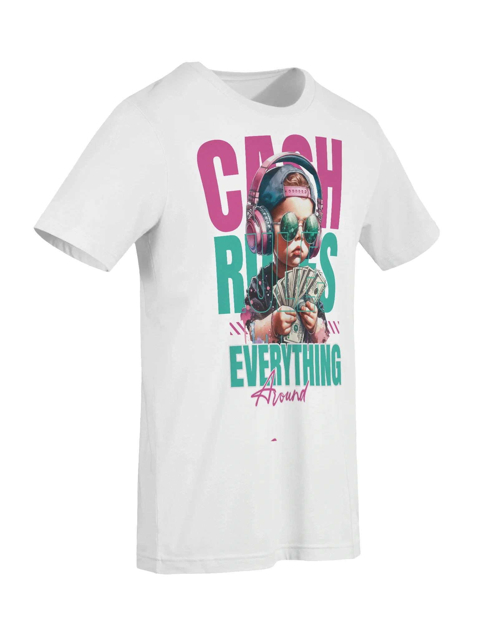 Cash Rules Quotes Graphic T-Shirt Streetwear Essential product image (9)