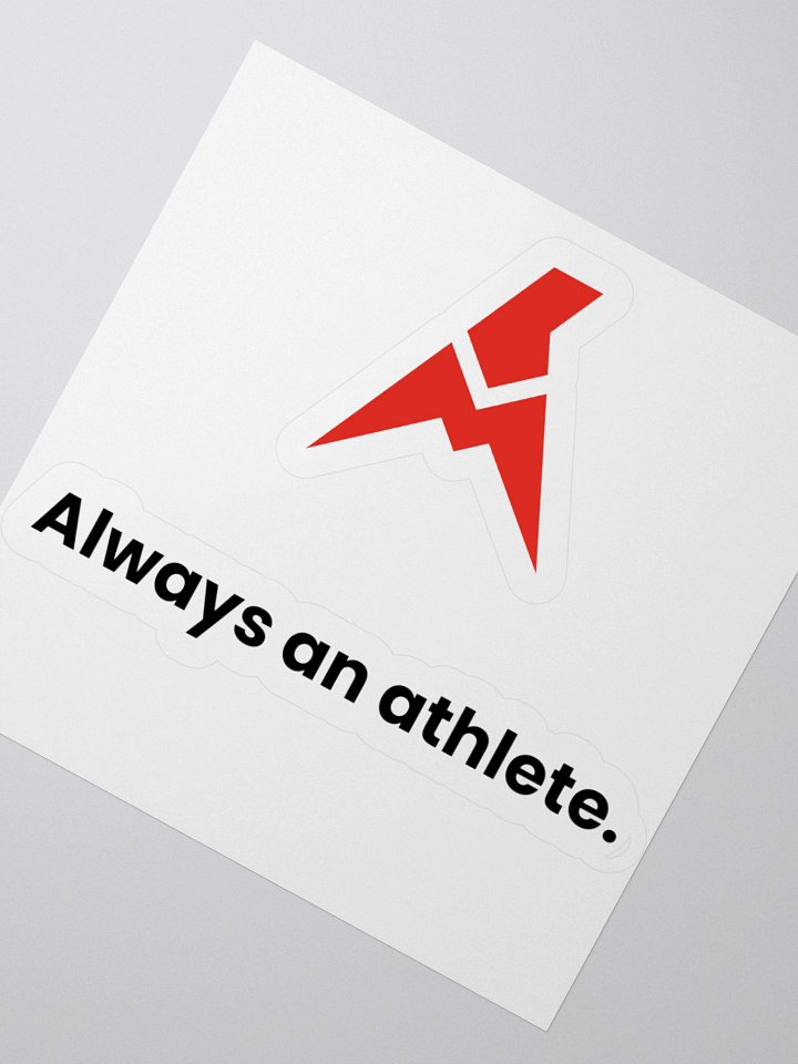 Always an athlete Signature Decal product image (2)