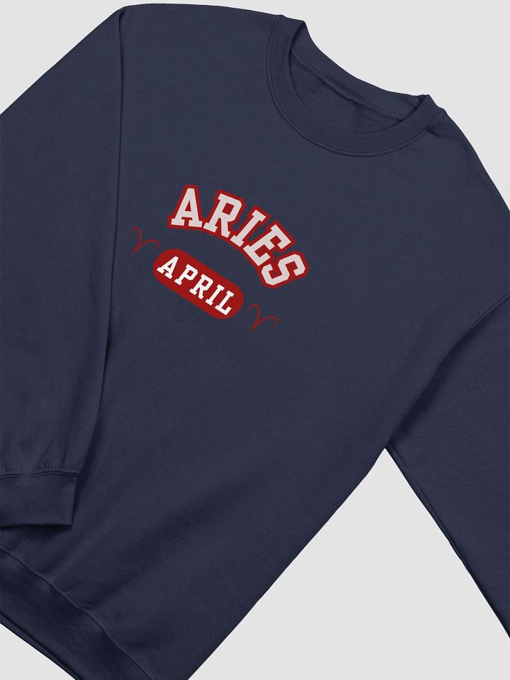 Aries April Zodiac Sign Sweatshirt product image (25)