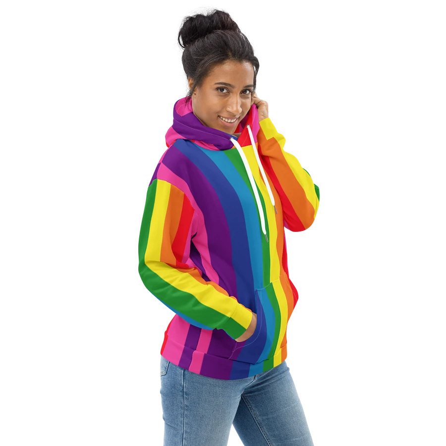 1978 Rainbow Pride Flag = 8-Color - All-Over Print Hoodie product image (3)