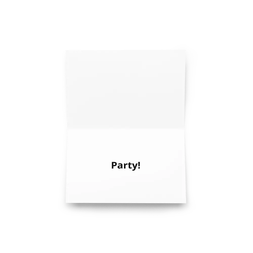 Neon Party Rubber Duck Card product image (3)