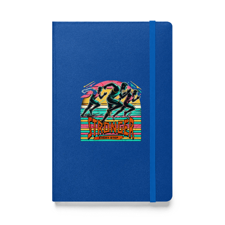 Stronger Every Step Running Hardcover Notebook product image (1)