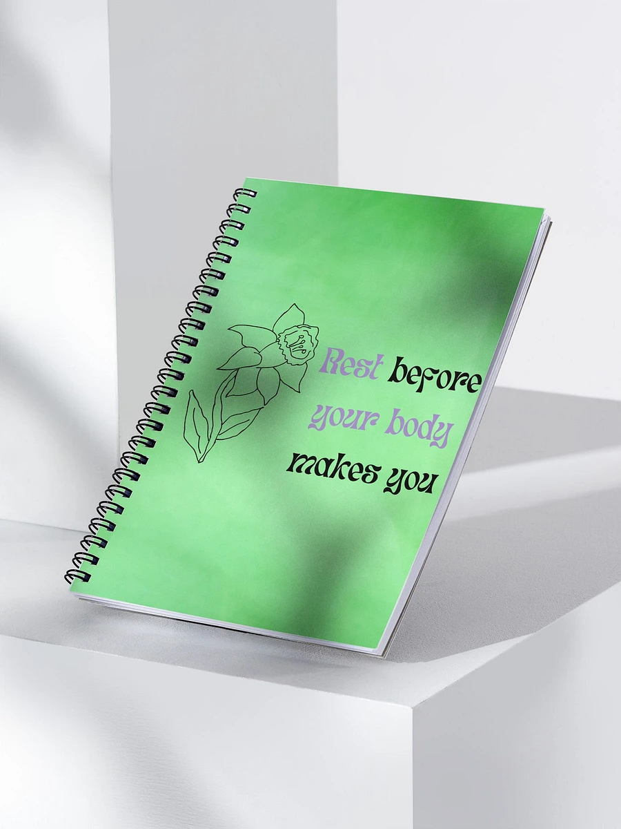 Rest before your body makes you - Notebook product image (3)