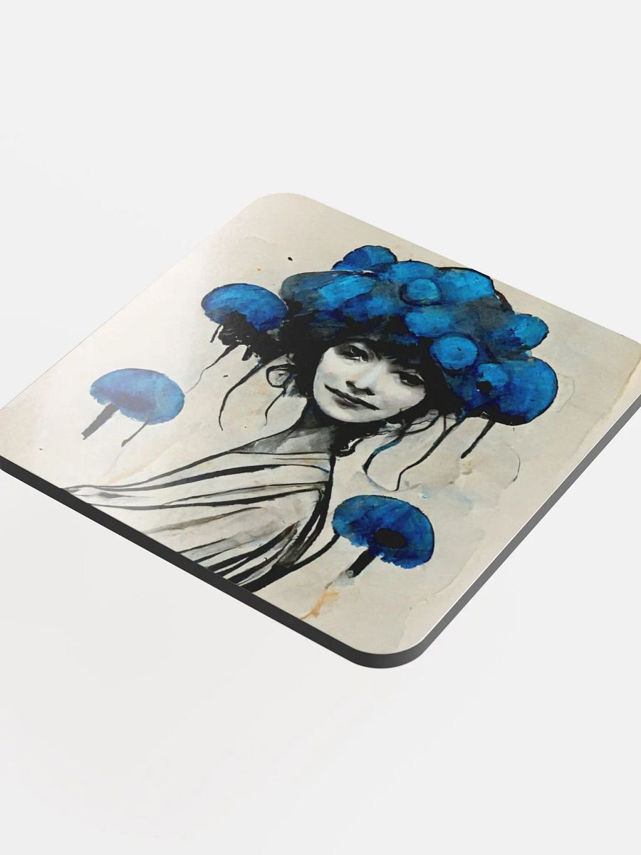 Blue Bloom Coaster Set product image (4)