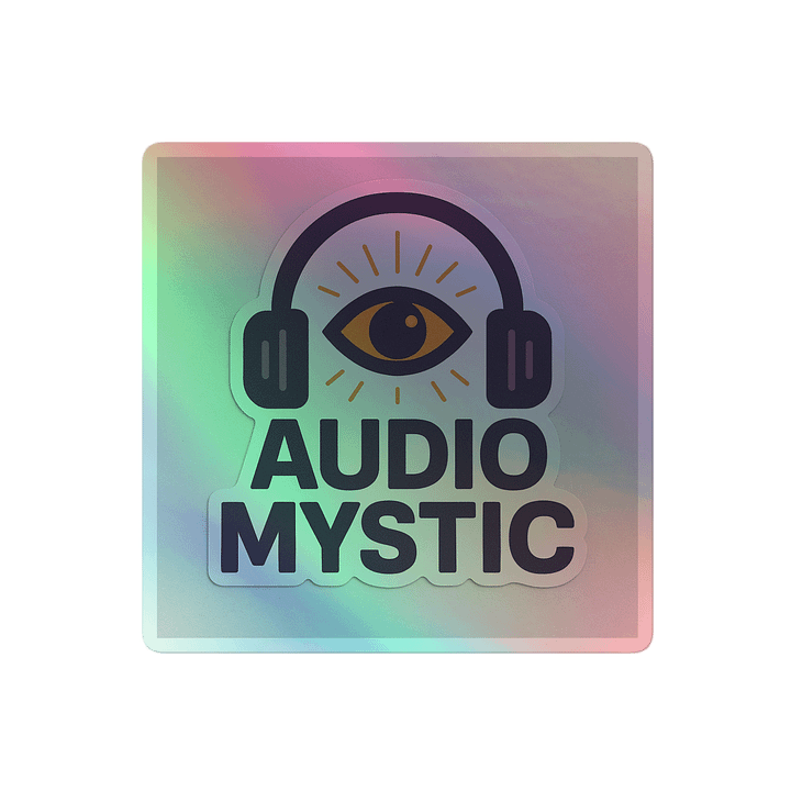 AUDIO MYSTIC — Sonic Seer Holographic Sticker product image (2)