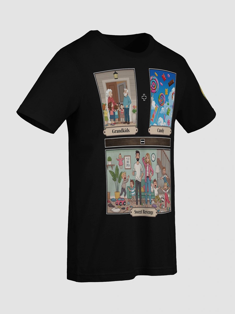 Grandkids + Candy = Sweet Revenge (Both) Bella+Canvas Supersoft T-Shirt Colors (1) product image (9)