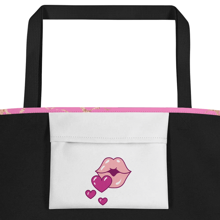 Pink Golden Marble All-Over Tote Bag product image (2)