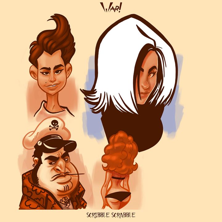 Scribble Scrabble Volume 3 - Collection of Sketches product image (2)