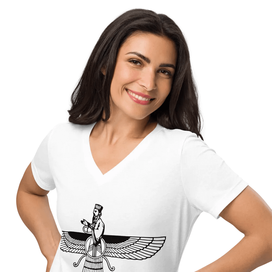 Faravahar Persian Design T-Shirt Good Thoughts Good Words Good Deeds product image (10)