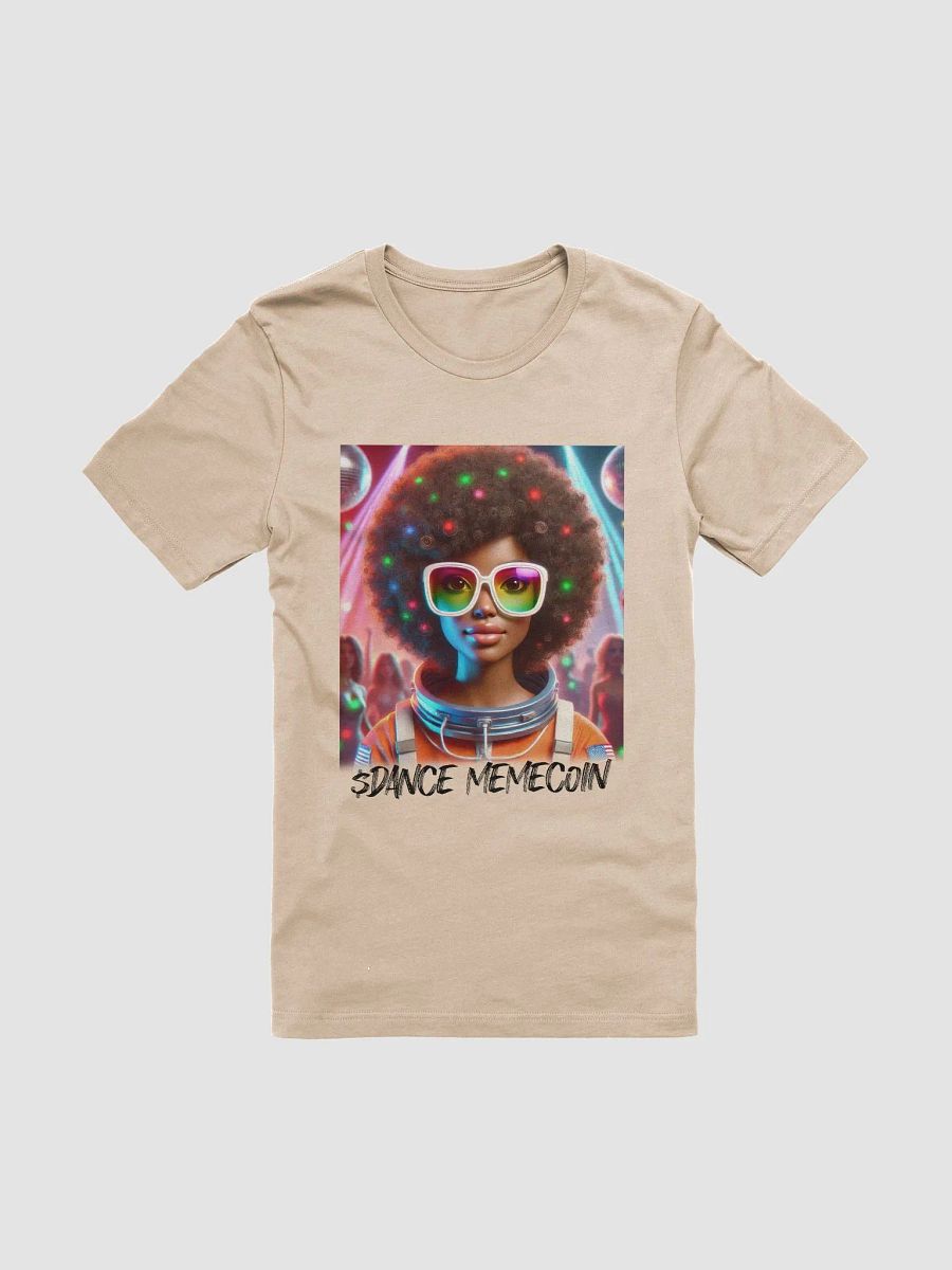 ASTRO GIRL - DANCE MEMECOIN - PREMIUM TEE - TAN product image (3)