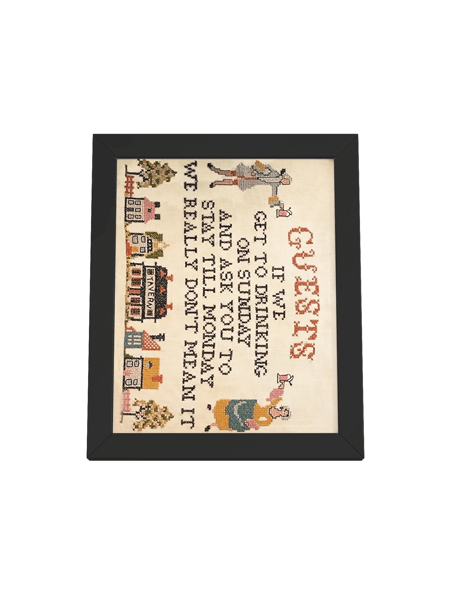 Whimsical Sunday Reminder Framed Poster product image (1)