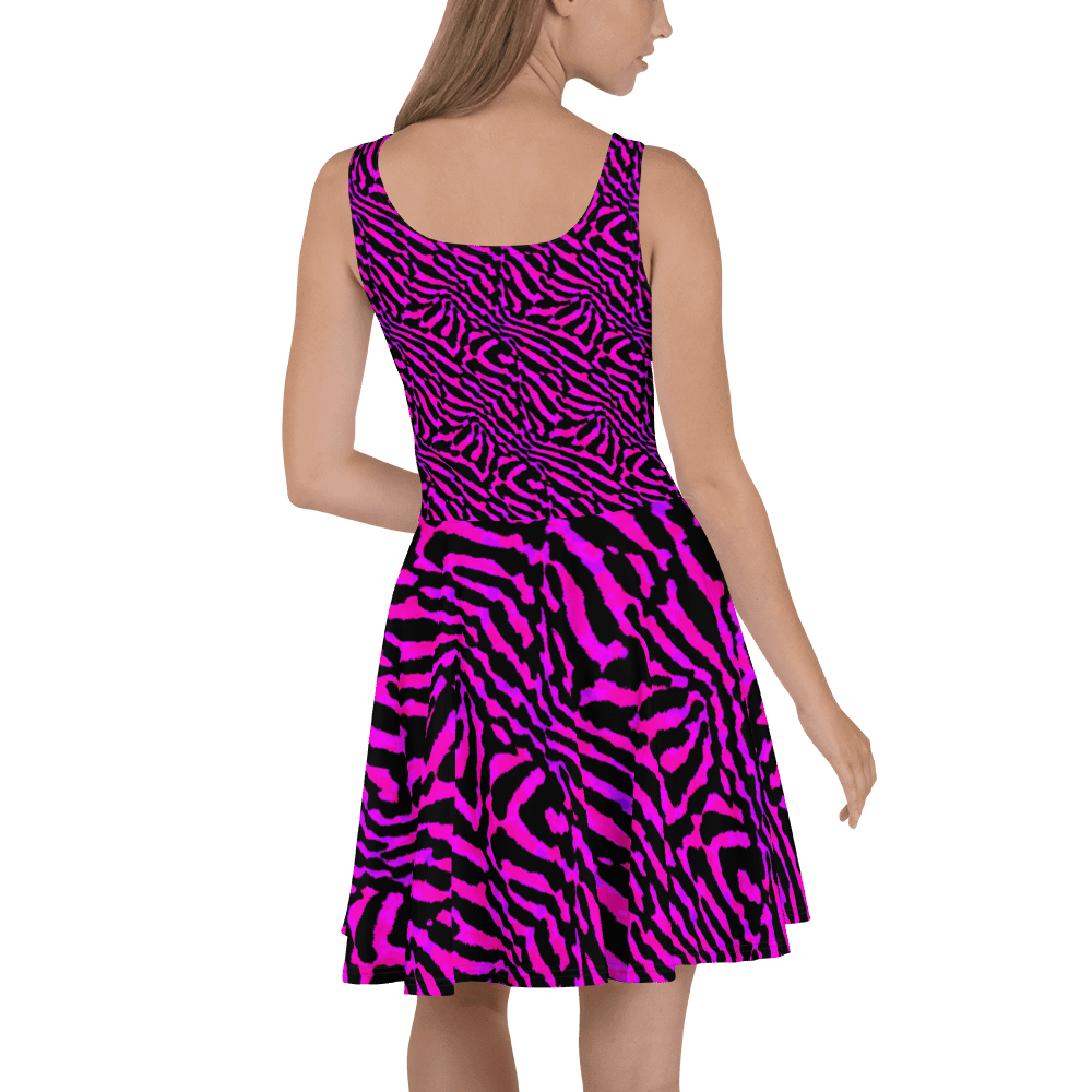 Purple Zebra Skater Dress product image (4)