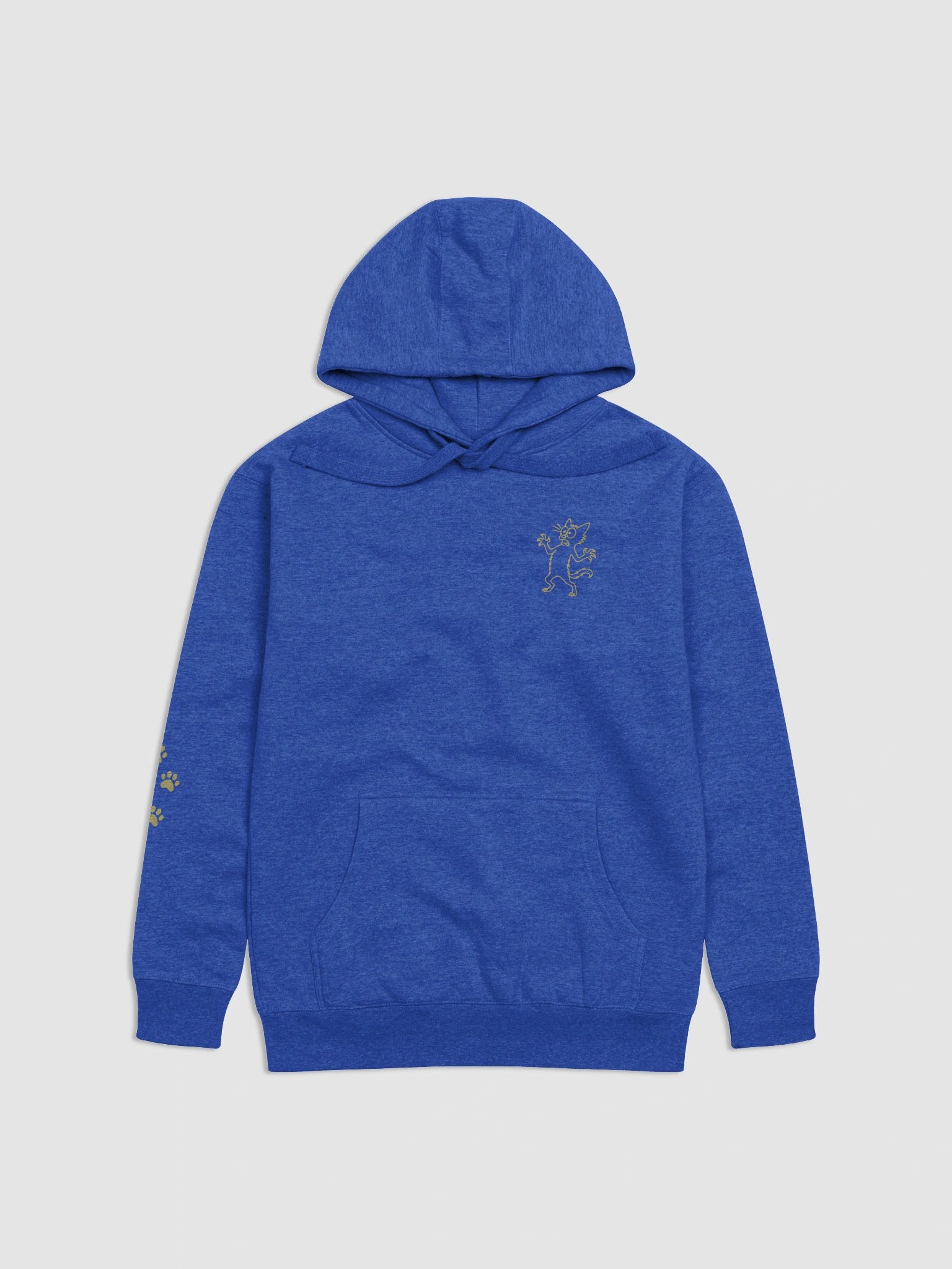 Golden Scaredy Cat Hoodie-Paws product image (2)