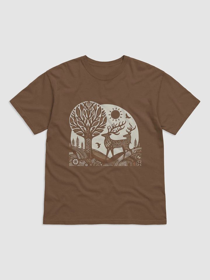 Nature’s Harmony Earthy Deer T-Shirt product image (1)