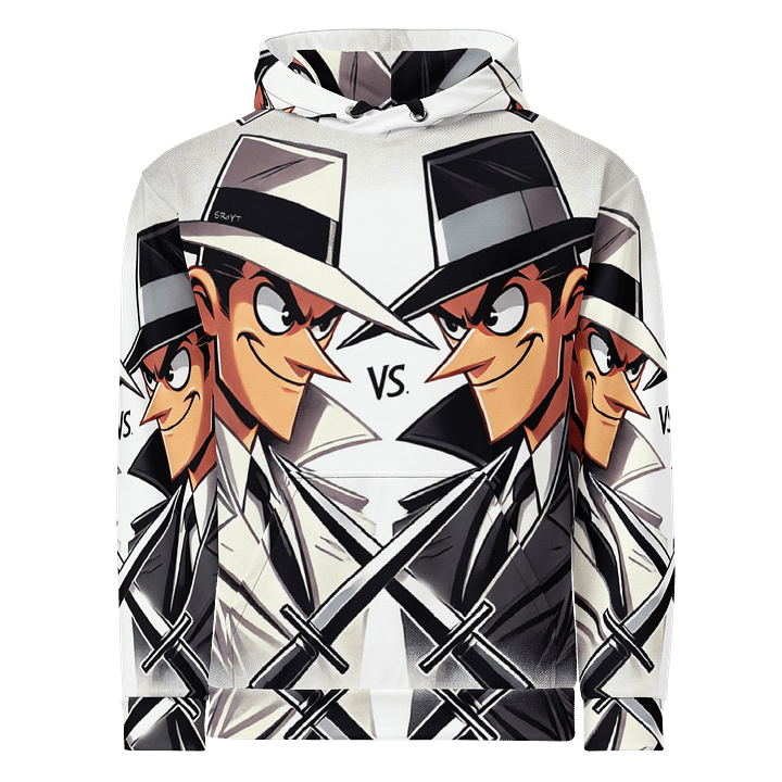 Dual Spy Kangaroo Pull Over Hoodie – Bold All-Over Design product image (1)