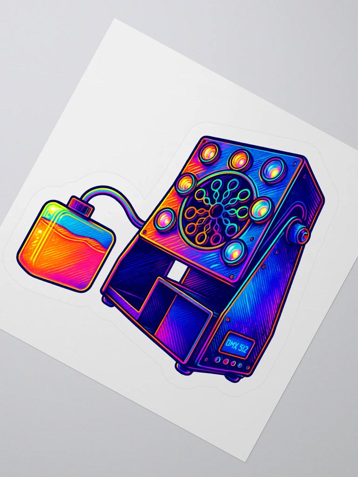 Theatrically Jerry: "Bubble Machine Dreams" Kiss Cut Stickers product image (2)