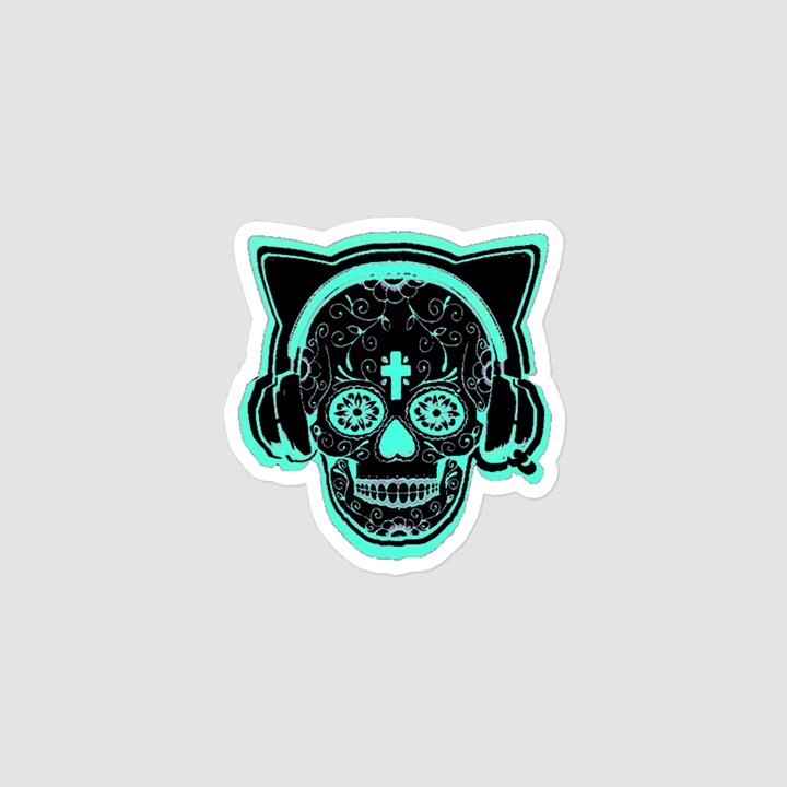 Sugar Skull stickers (turquoise) product image (2)