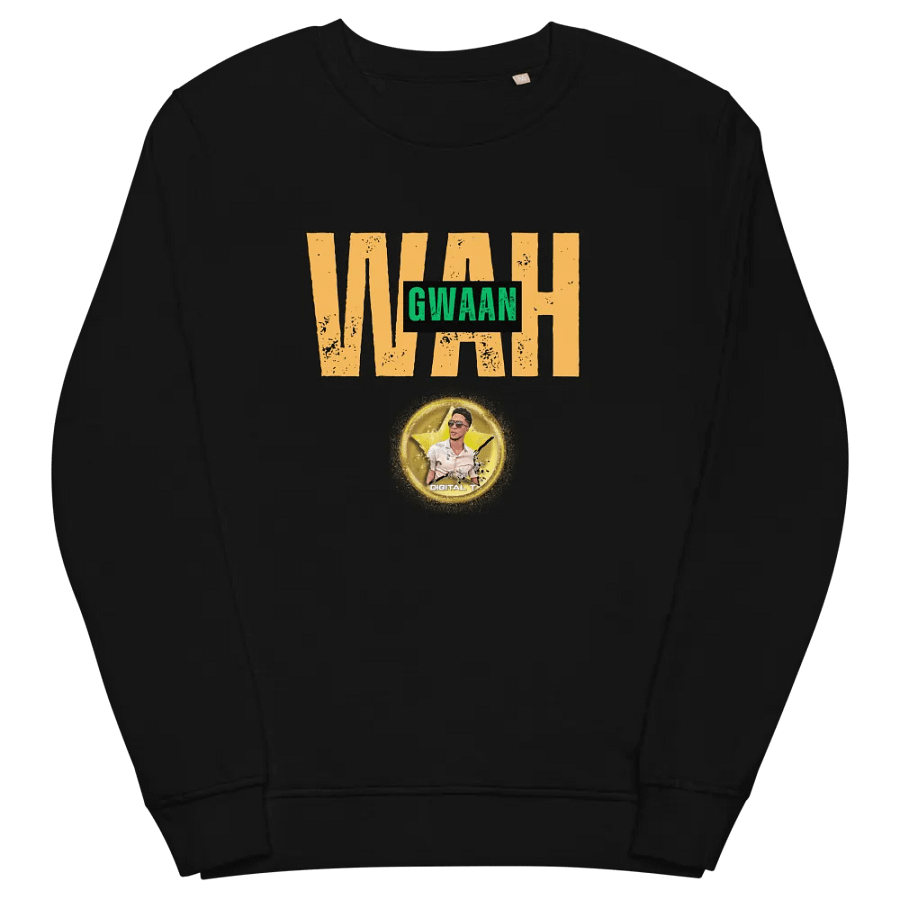 DIGI Unisex Organic Sweatshirt (Wah Gwaan #1 ) product image (4)