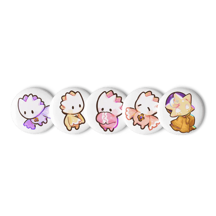 Starburst Pin Button Set product image (1)