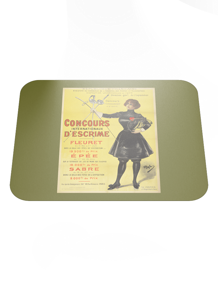 Paris Exposition 1900 Mouse Pad product image (1)