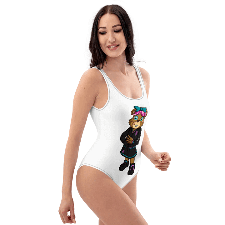 Standing Bear White One Piece Swim Suit product image (2)
