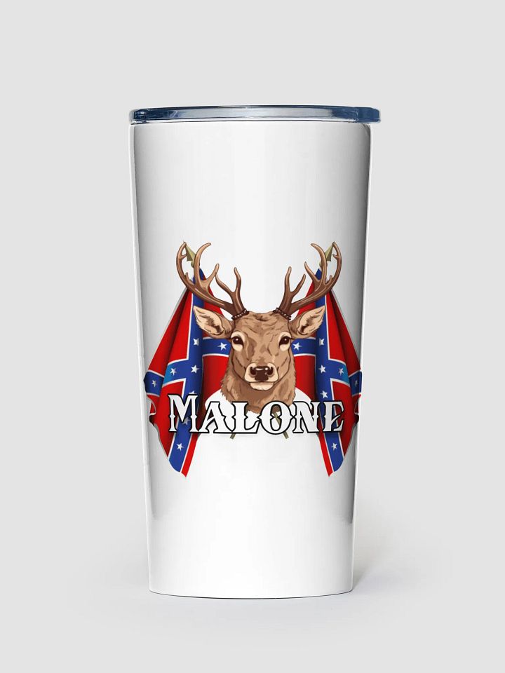 "Malone" Last Name Rebel Redneck Deer - Adult Tumbler product image (1)