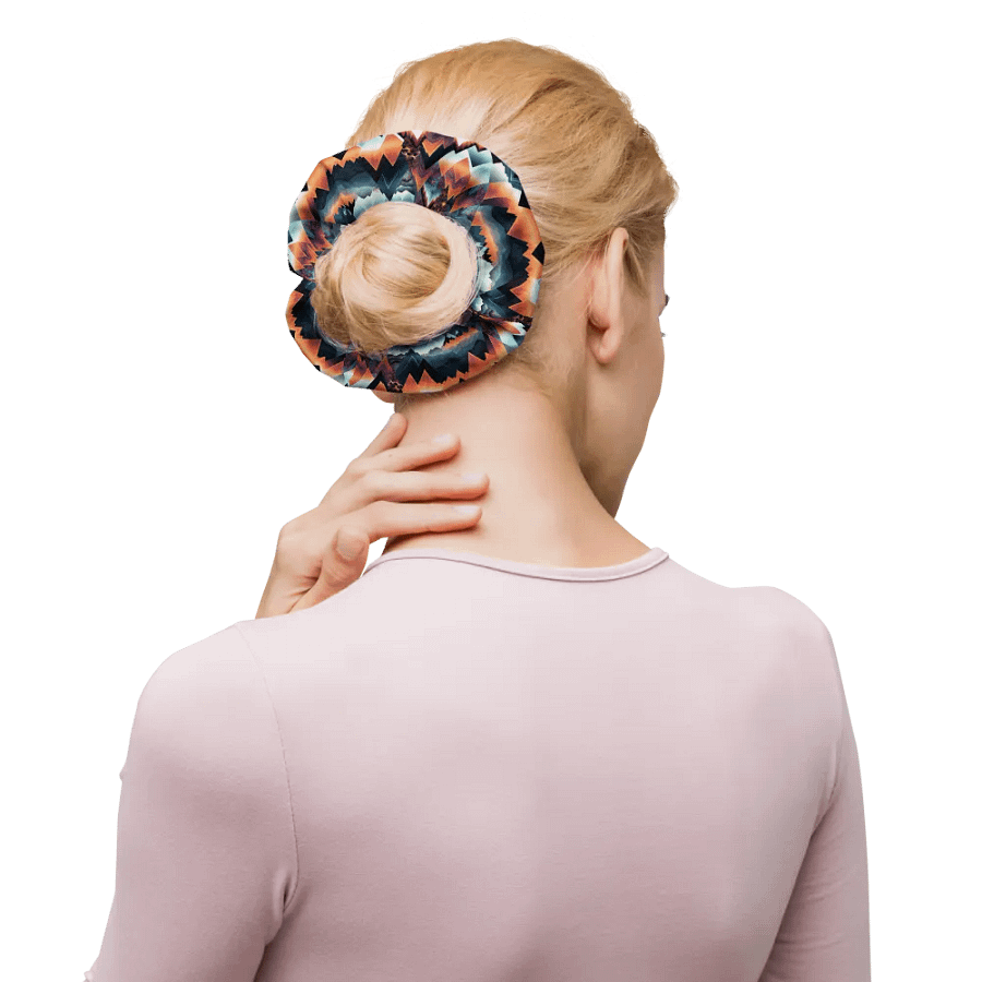 Hair Scrunchie - Modern Rustic Boho Mountain Peaks product image (10)