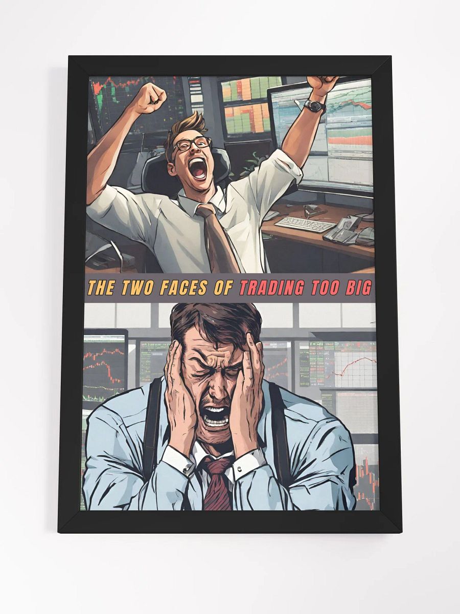 Trading Too Big Custom Framed Art product image (7)