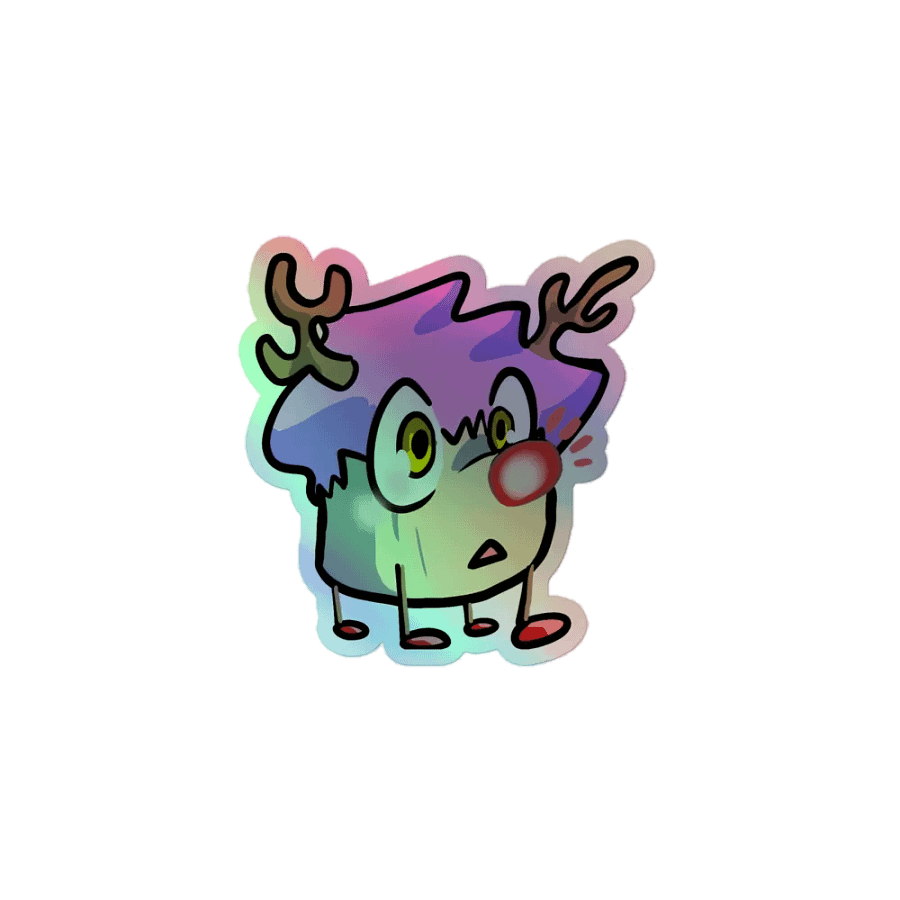 Shiny Plumdolph Sticker product image (1)