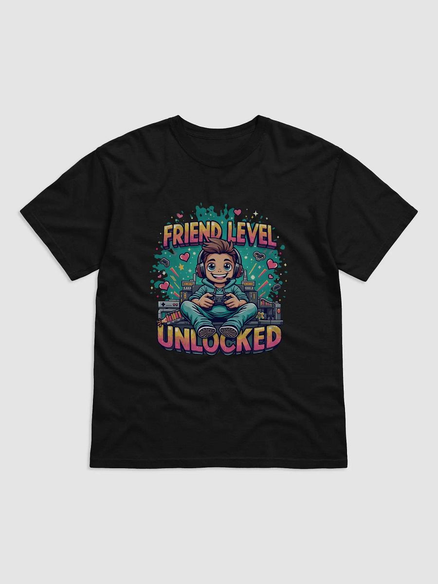 Gaming Friend Art For Men Video Gamer First Time Friend To Be T-Shirt product image (4)
