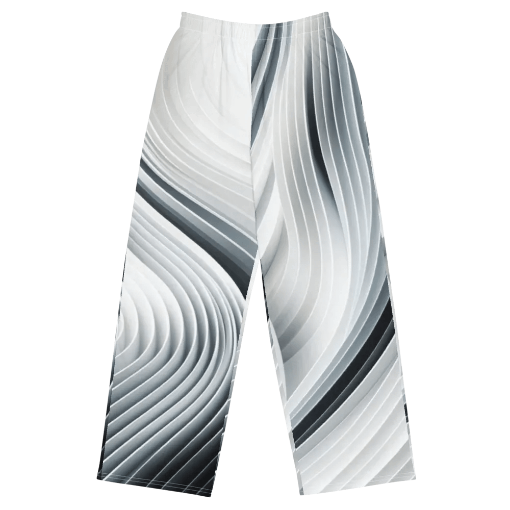 Women's Stream-White-3 Print Pants product image (1)