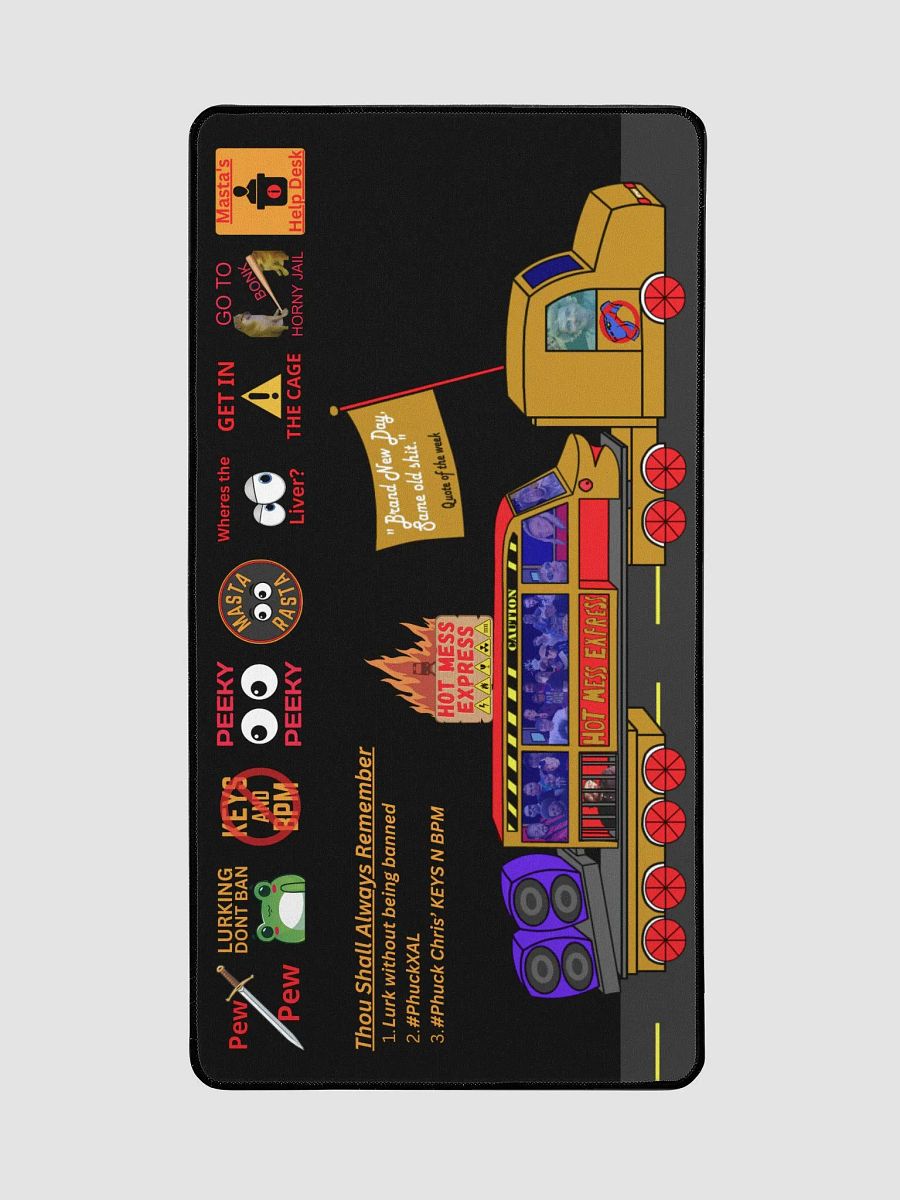 Hot N Messy Desk Mat 3 - 15.5x31.5'' product image (2)