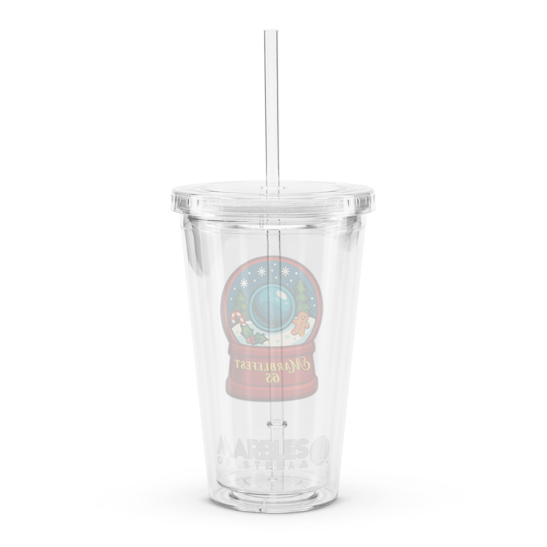 Marblefest 65 - Double Wall Clear Plastic Tumbler product image (4)