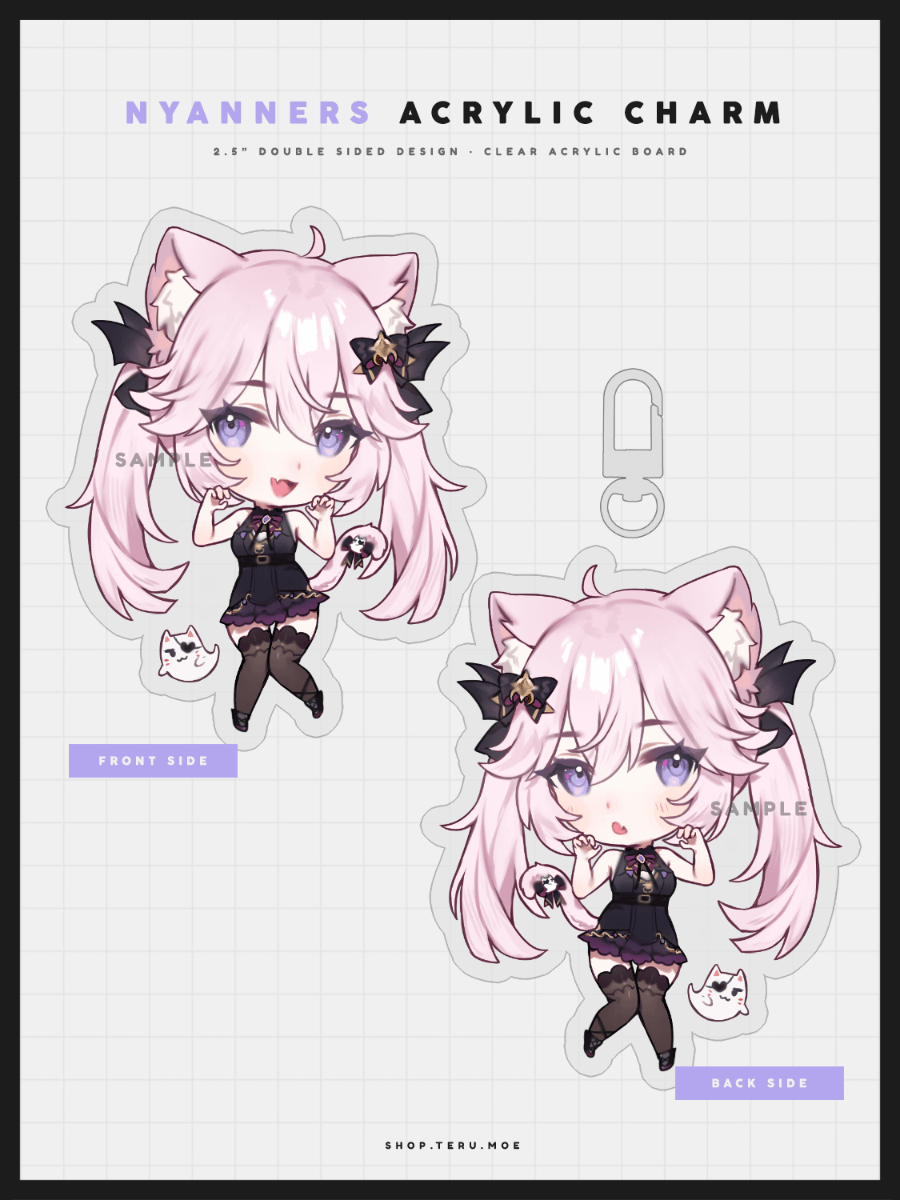 Nyanners Acrylic Charm product image (2)