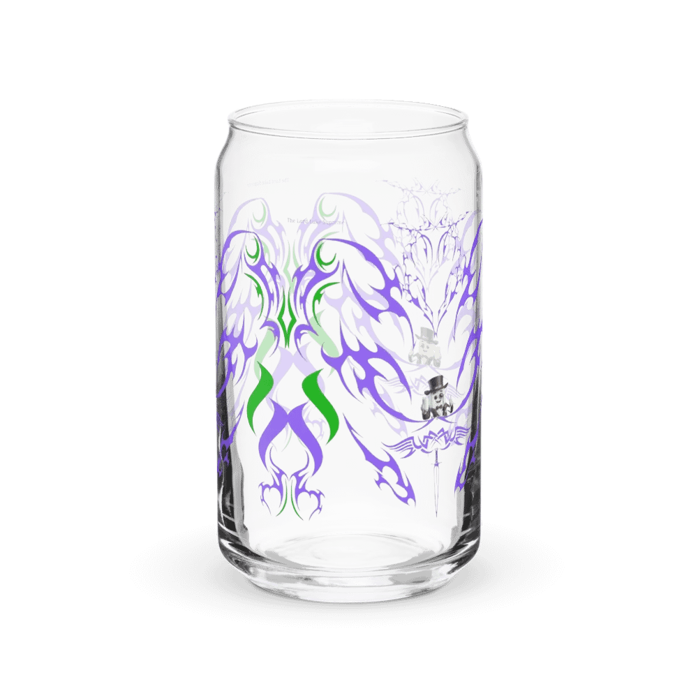 Abstract Faces Can-Shaped Glass product image (3)