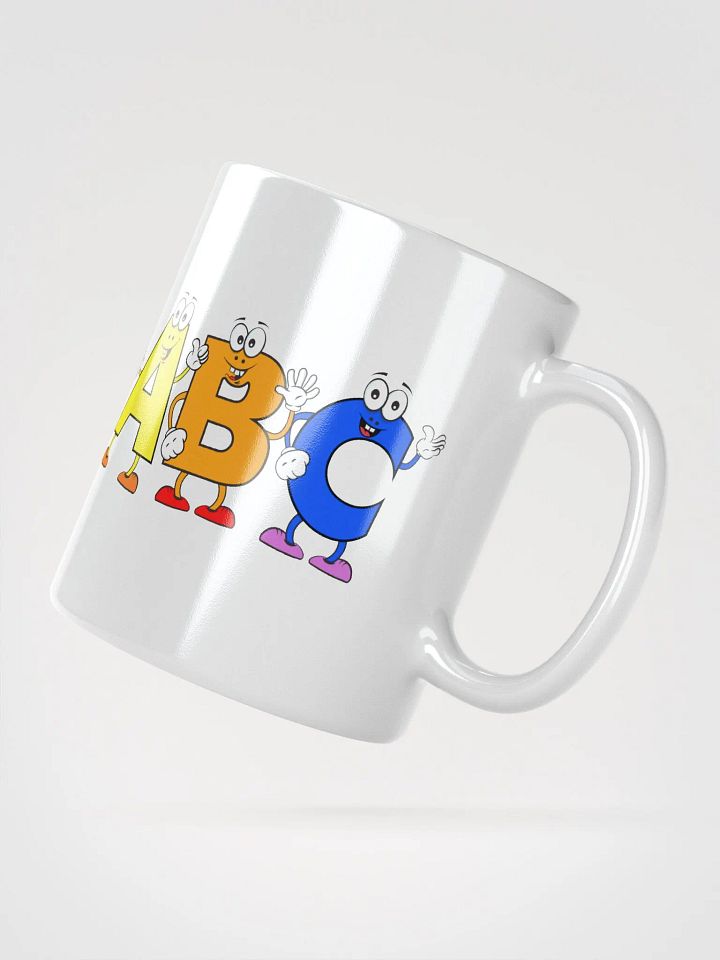 ABC White Glossy Mug product image (4)