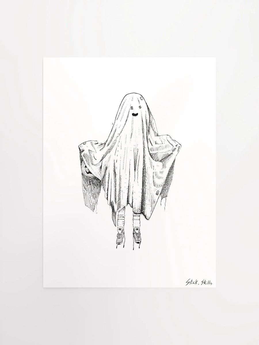 Bedsheet Ghost / "Ghosty Boi" Print product image (1)