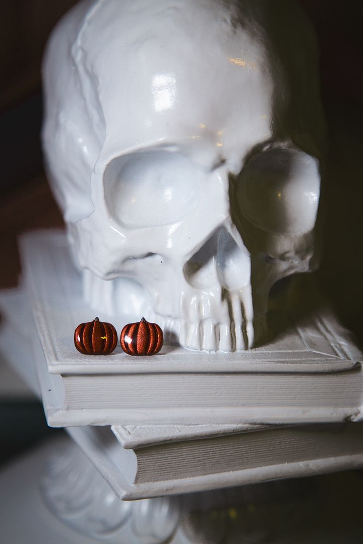 Copper Pumpkin Studs product image (1)