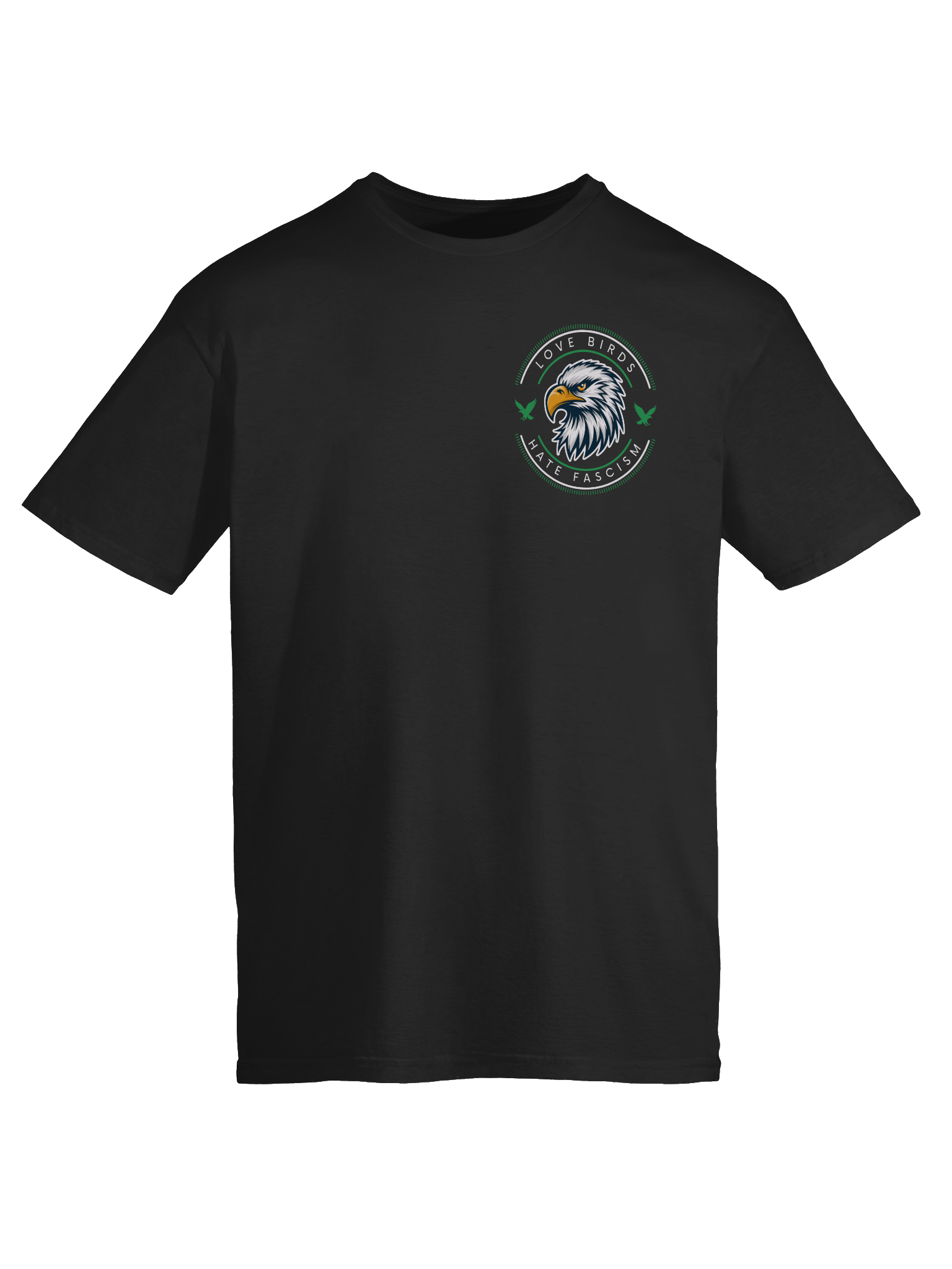 Love Birds Hate Fascism - Black product image (9)