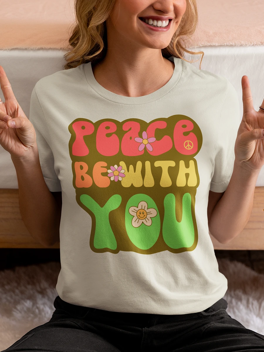 Peace Be With You Retro T-Shirt product image (1)