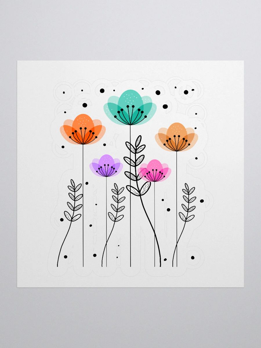 Whimsical Wildflowers Sticker Set product image (3)