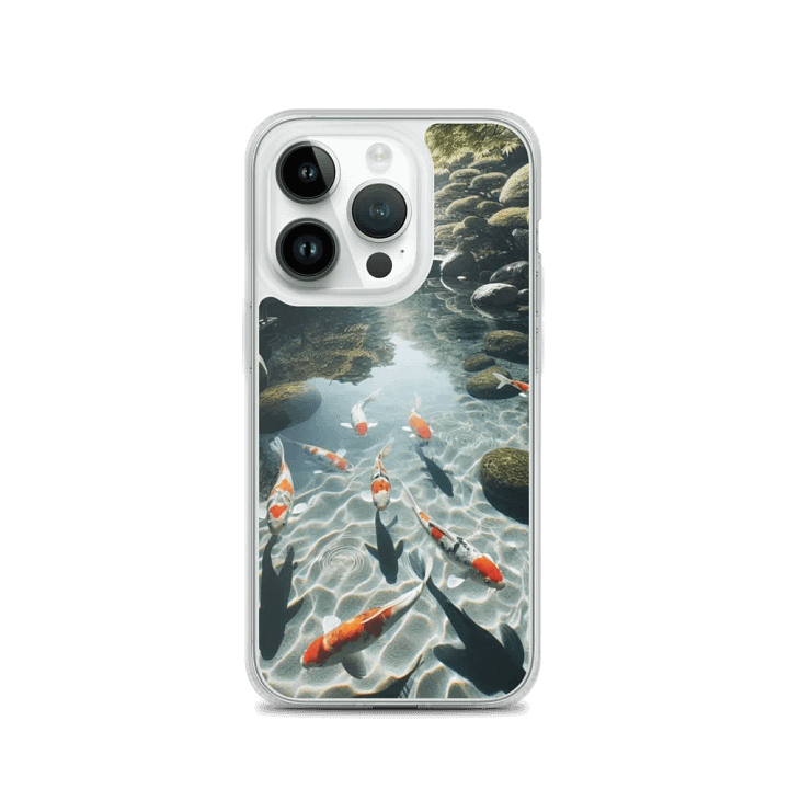 Koi Pond Serenity iPhone® Case | Ai Design product image (3)