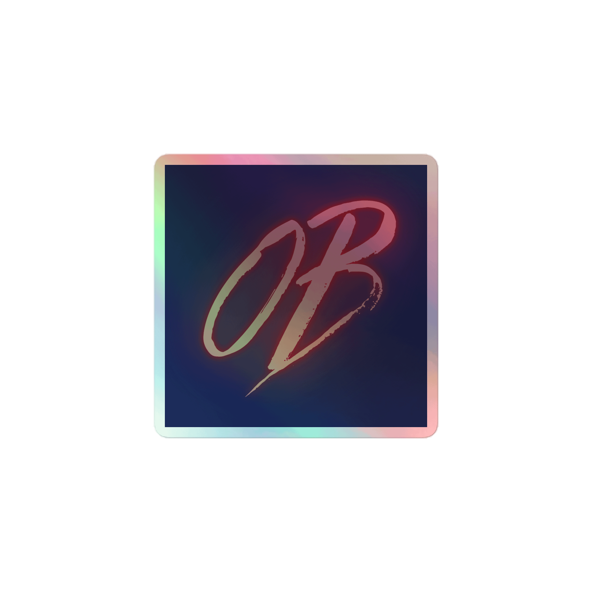 Obee holographic sticker product image (1)