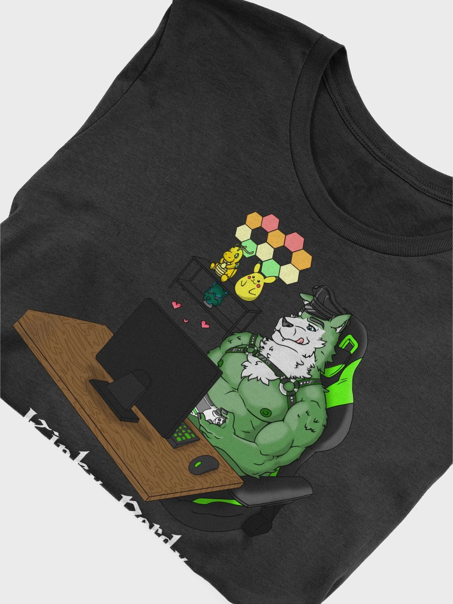 Kinky, Nerdy & Flirty T-Shirt (Dark Colors) product image (5)