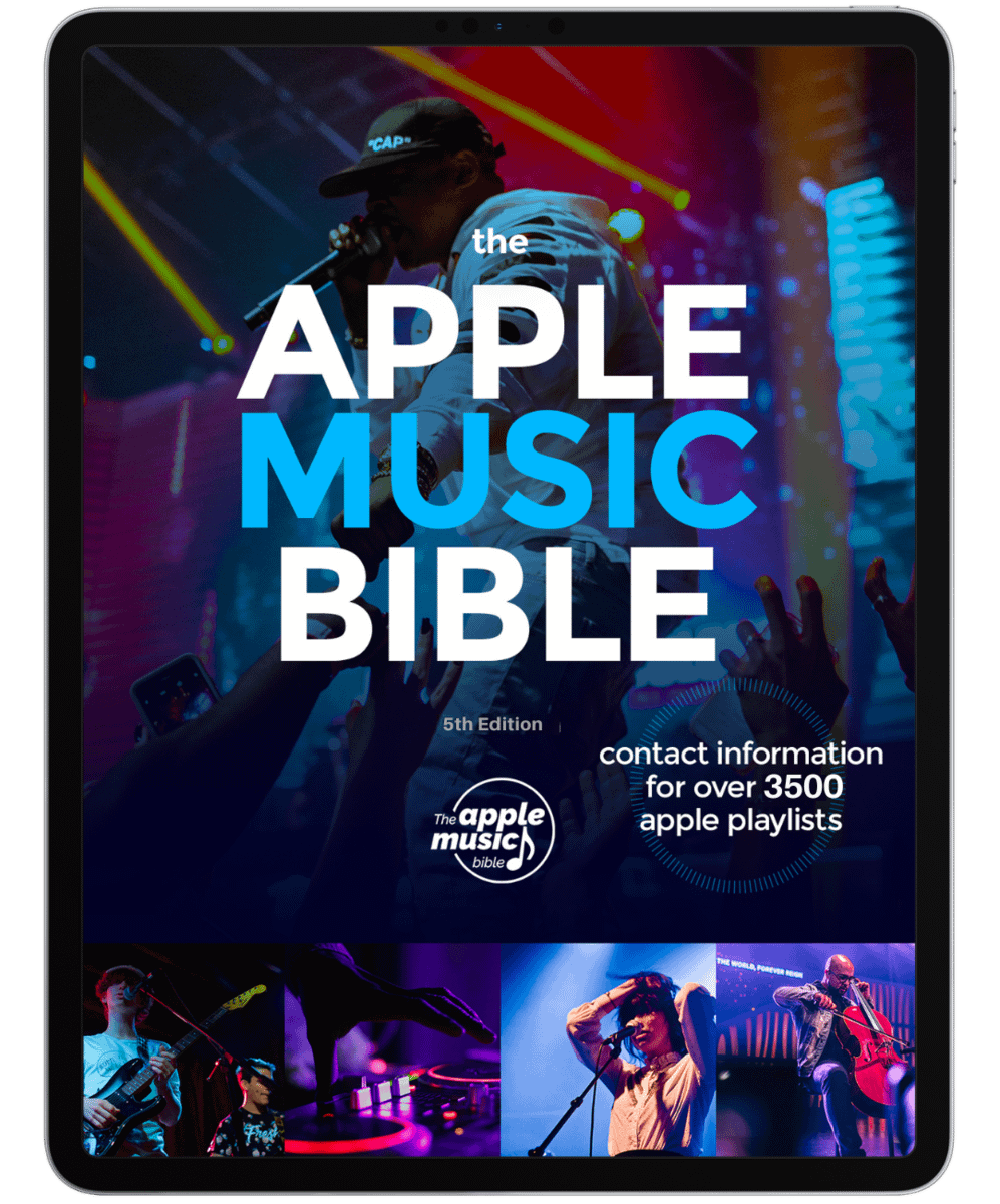 Indie Apple Music Bible: Apple Music Playlisting, Indie Playlists, Music Playlist Guide, with Thousands of Indie Playlist Curators product image (1)