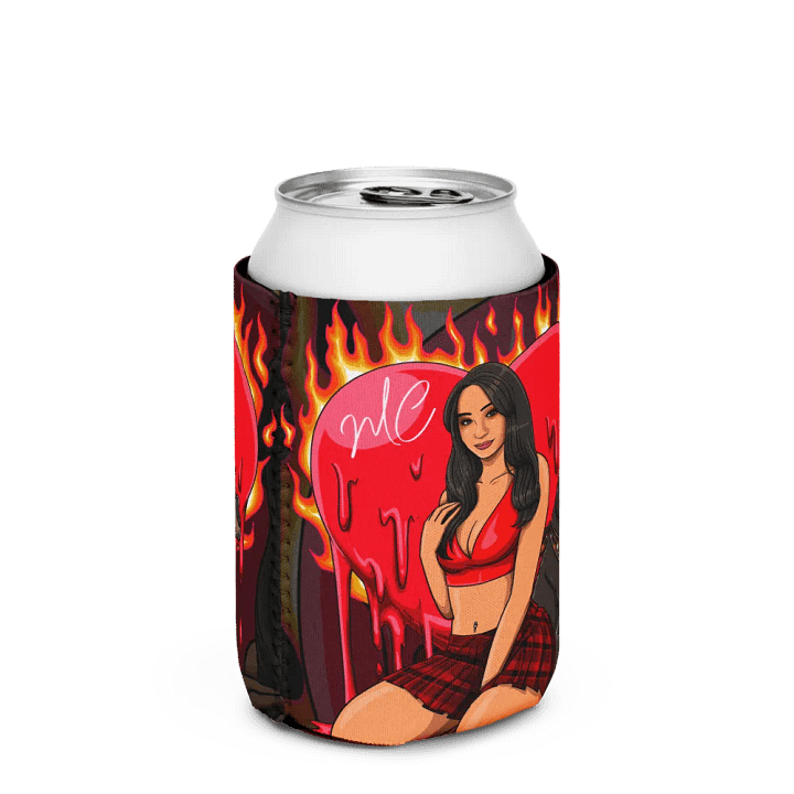 Heart on Fire Koozie product image (3)