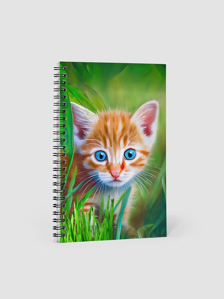 Bright Eyed Kitten - Ginger Cat Spiral Notebook product image (1)